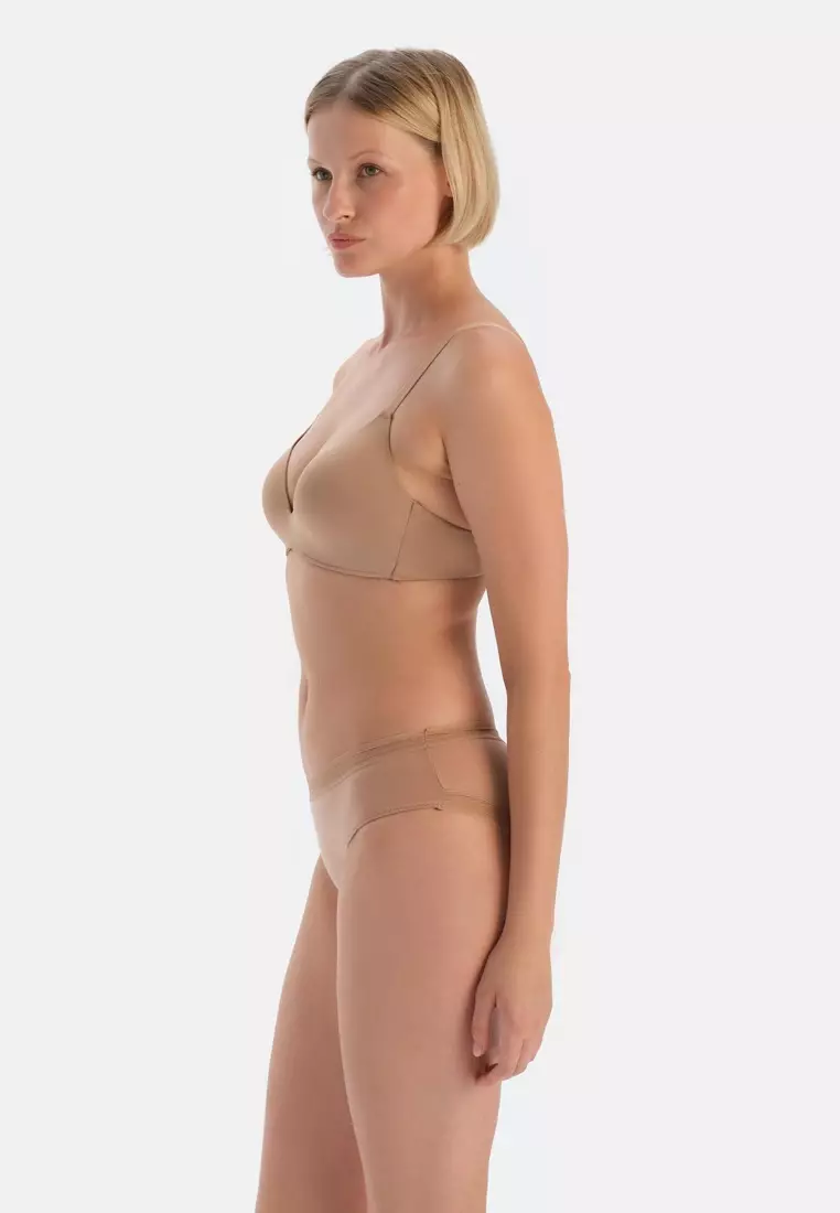 Light Brown Lace Hipster, Underwear for Women