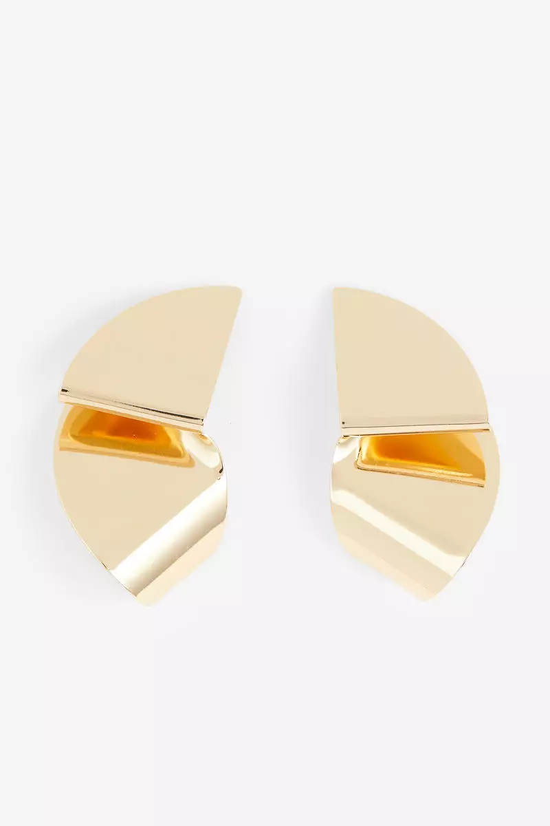 Folded earrings