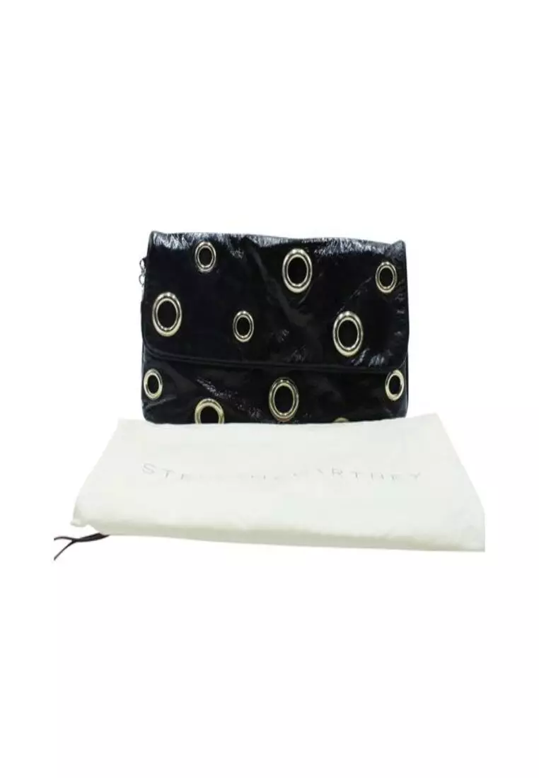 Stella mccartney black new arrivals clutch