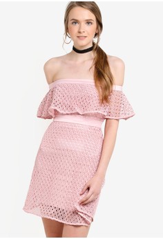 Off Shoulder Lace Dress
