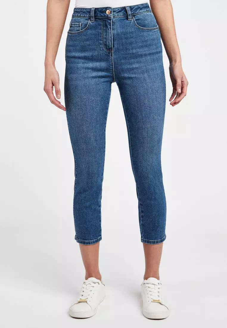 Next white cropped jeans 2025