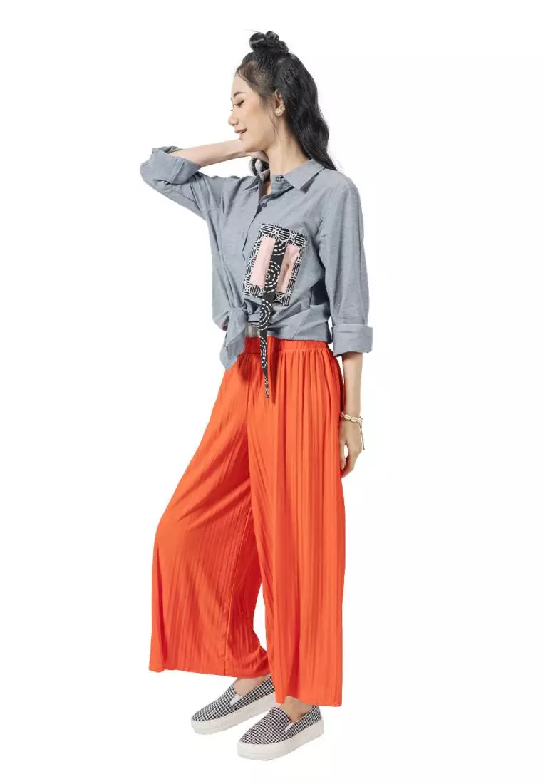 Blouse Batik Wanita - Bhatara Batik Leena - Atasan Batik Modern Lengan Panjang