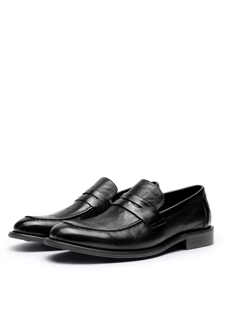 Grain Leather Penny Loafers DS1309-01-02