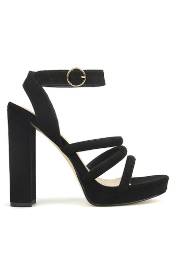Betts black Emma Platform Heeled Sandals A2EC1SH69FEB12GS_1