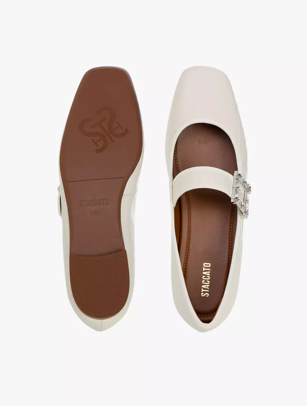 Staccato EPQ10-018 Ballerina Flats - Beige