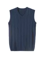 Buy HAPPY FRIDAYS V-neck Jacquard Knitted Vest XH1823 2026 Online