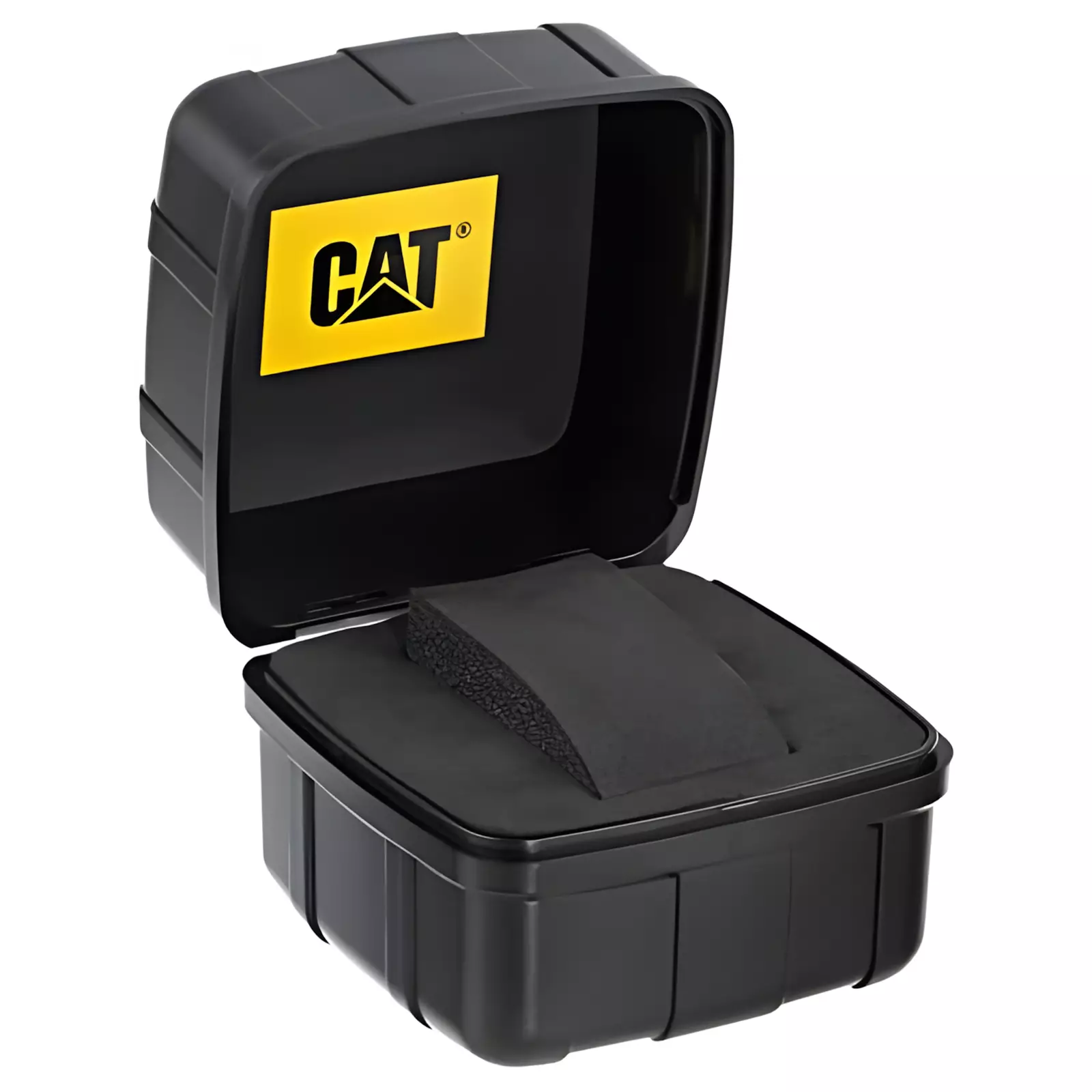 Jam Tangan Analog Pria - Black Yelow - Rubber Strap - CAT LJ.160.21.721