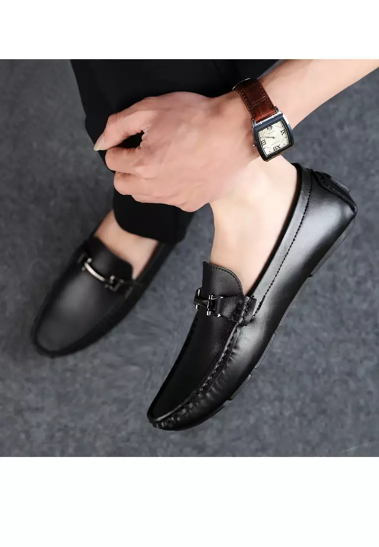 Leather Horsebit Loafers & Boat Shoes YY9016