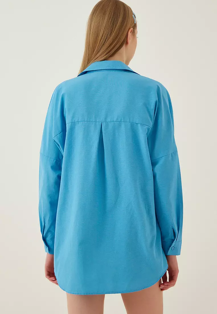 Oversize Long Basic Shirt