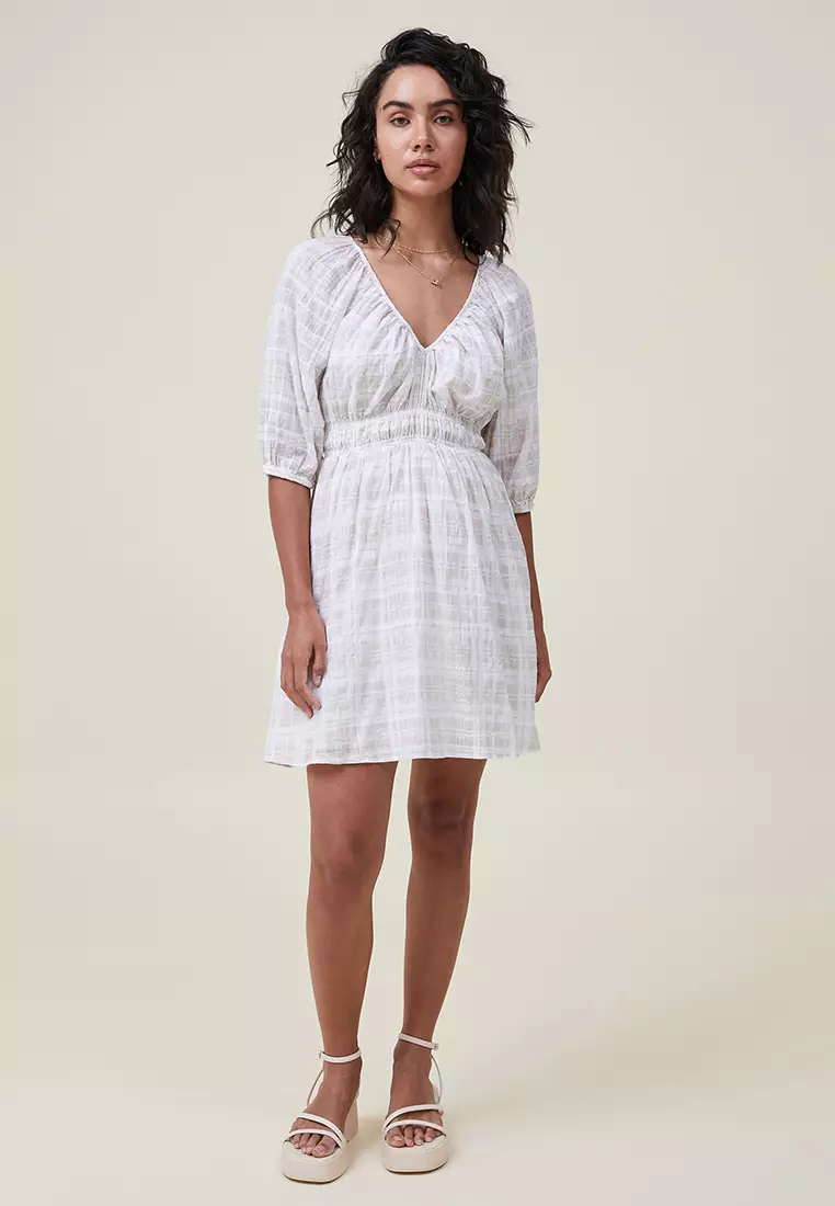Buy Cotton On Brooklyn Full Sleeves Babydoll Dress Online ZALORA Malaysia