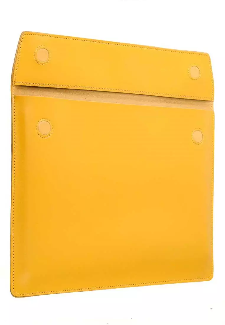 Hugo Sleeve Case Laptop Unisex Pro Retina 13 Inch Model Horizontal Material Leather ORIGINAL - Khaki