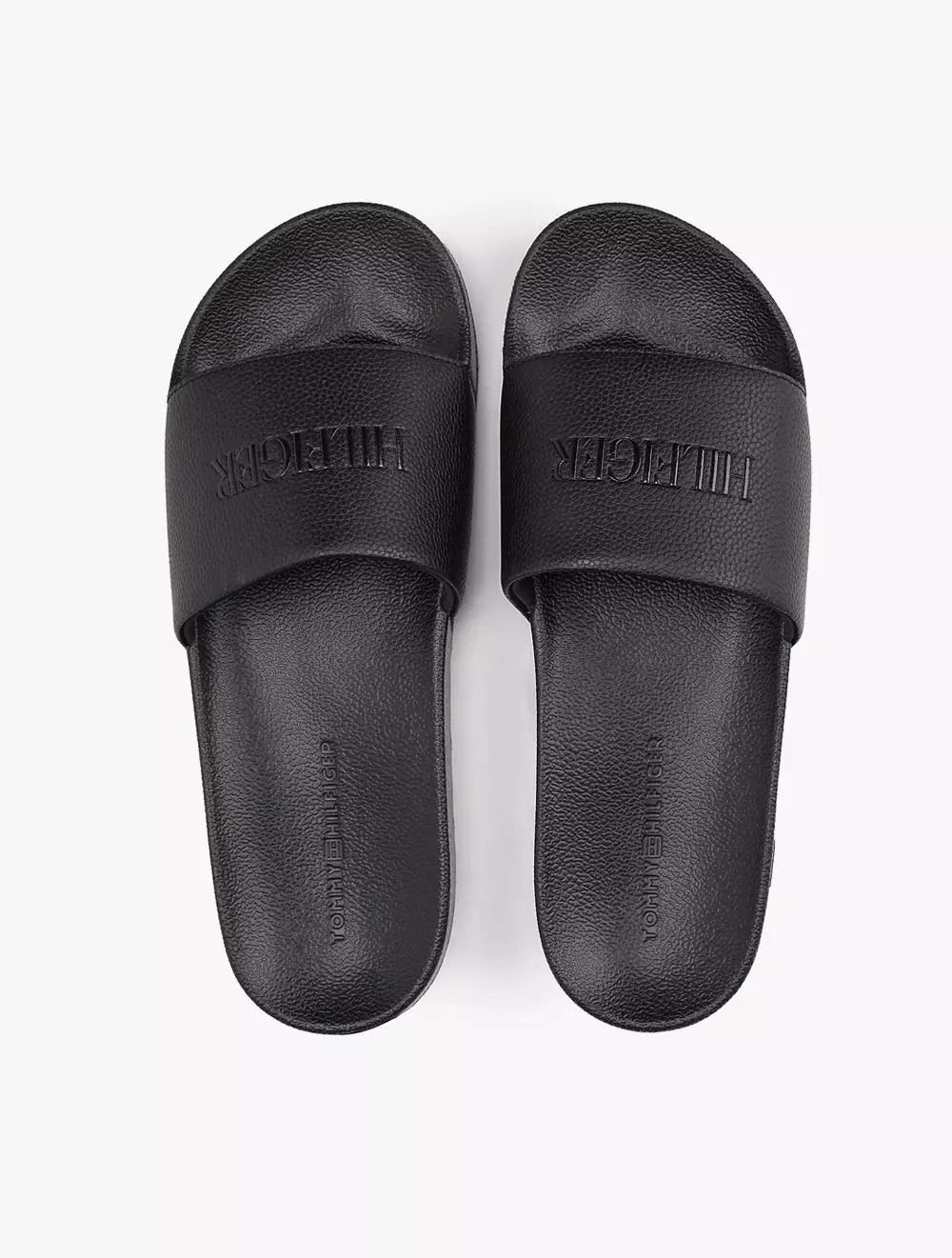 Tommy Hilfiger Embossed Logo Pool Slides