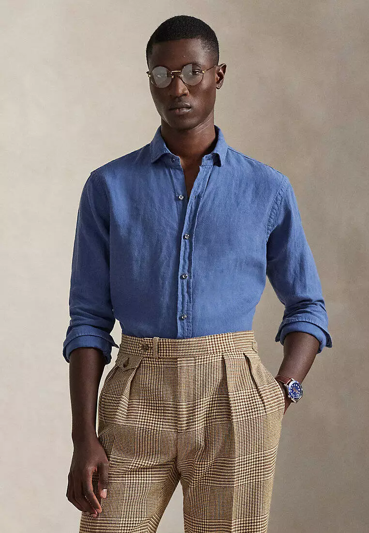 Buy Polo Ralph Lauren Classic Fit Slub Linen Shirt 2026 Online