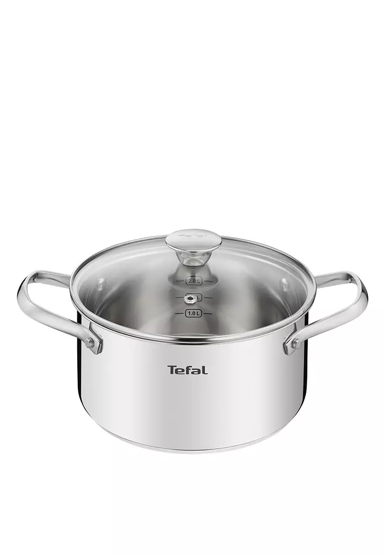 Jual Tefal Tefal Cook Eat Stewpot + lid 20cm Panci Stainless Anti ...