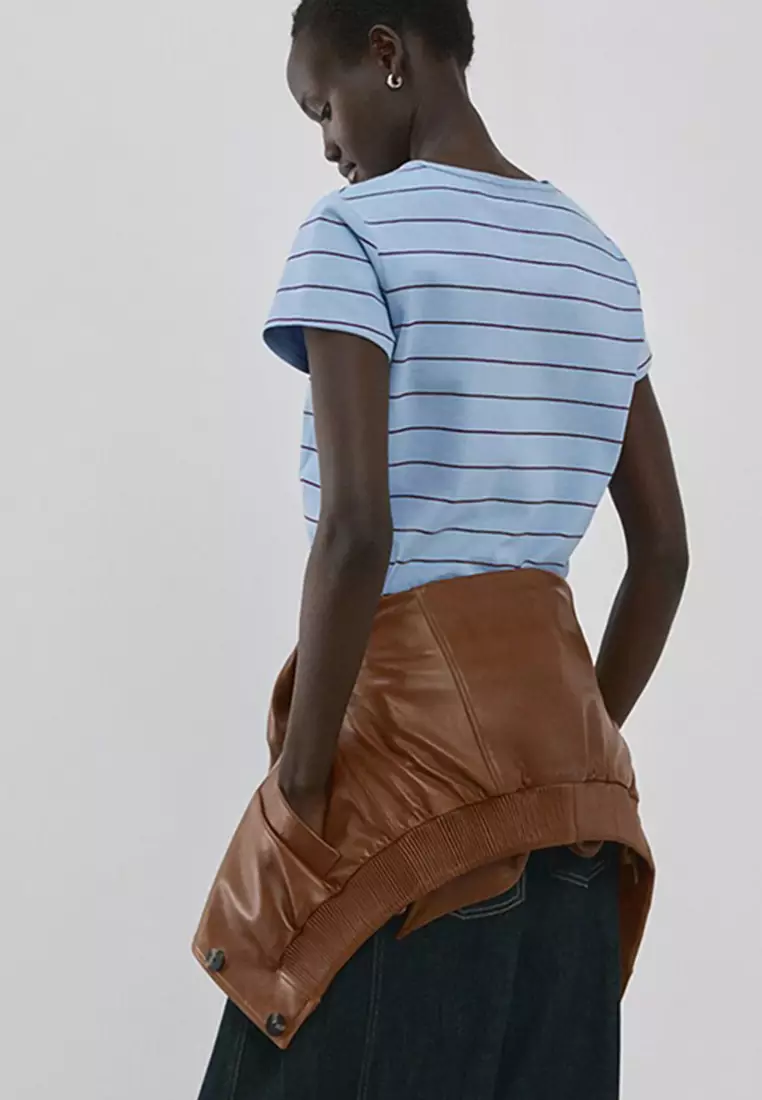 Striped Cotton T-Shirt