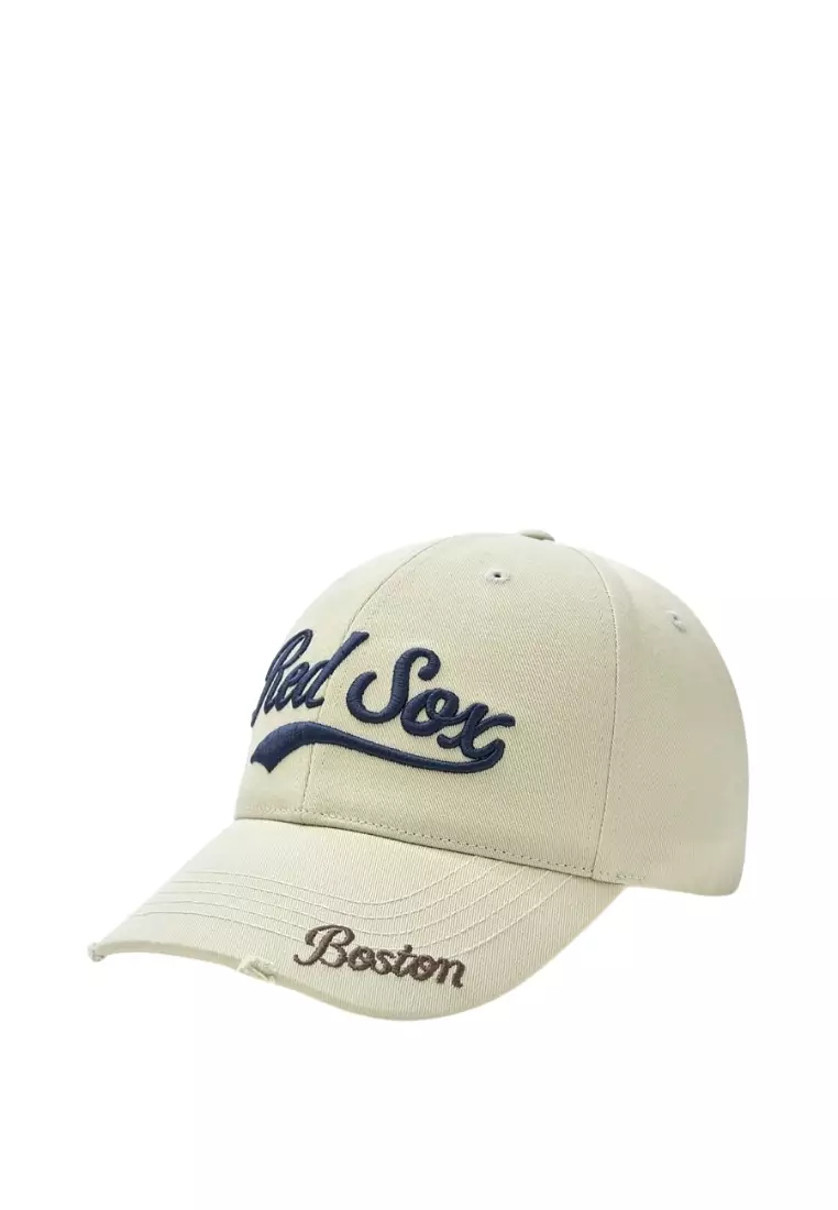 Jual MLB Korea Varsity Vintage Structured Ball Cap - Boston