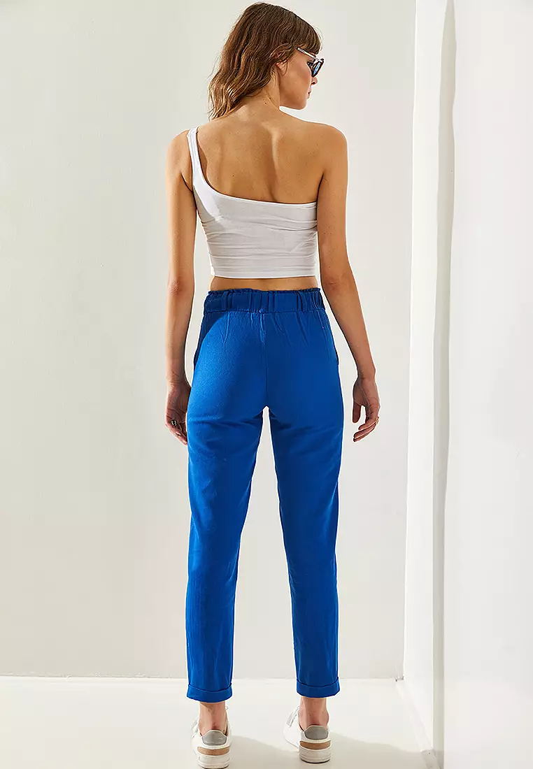 Epaulette Gabardine Trousers