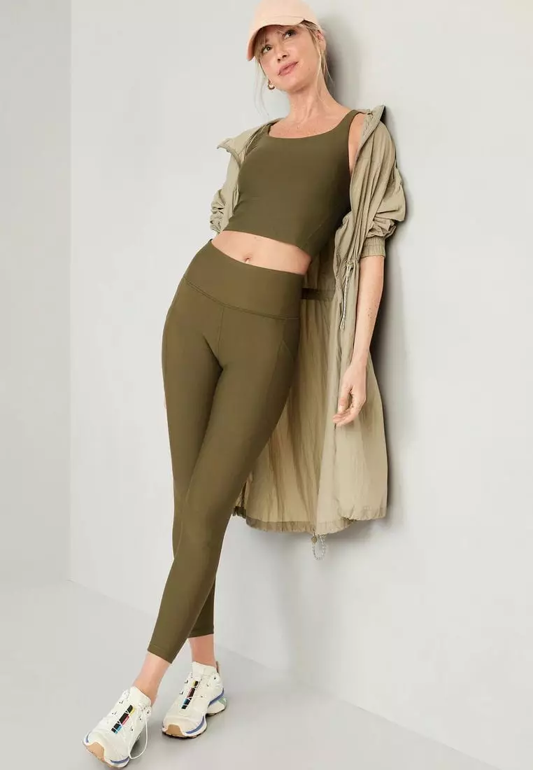 High-Waisted PowerSoft 7/8-Length Leggings