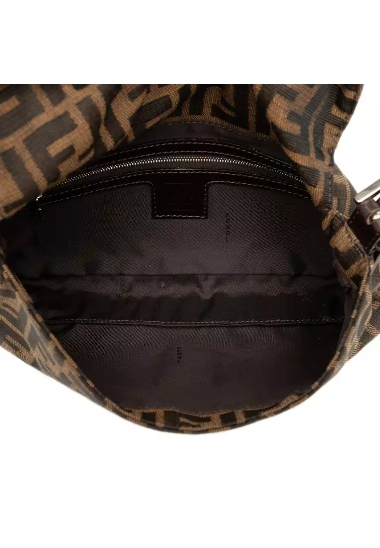 Pre-Loved Fendi Zucca Canvas Baguette