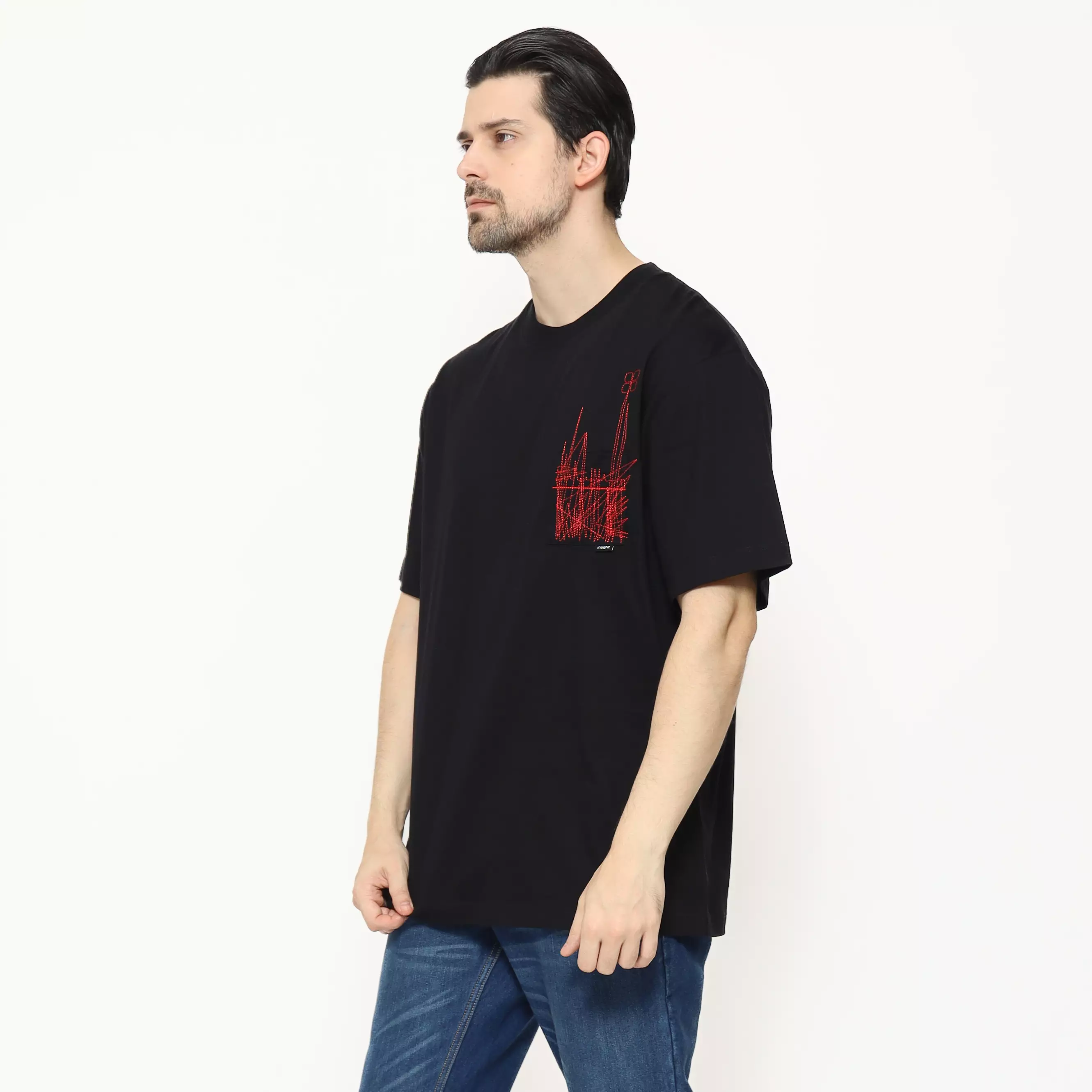 Insight Kaos lengan pendek Pria Juniper Oversize Planet Surf