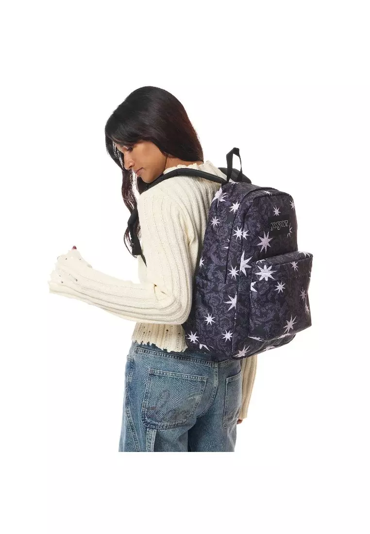 Jansport Superbreak Plus - Castle Tapesty Black/Charcoal/Silver