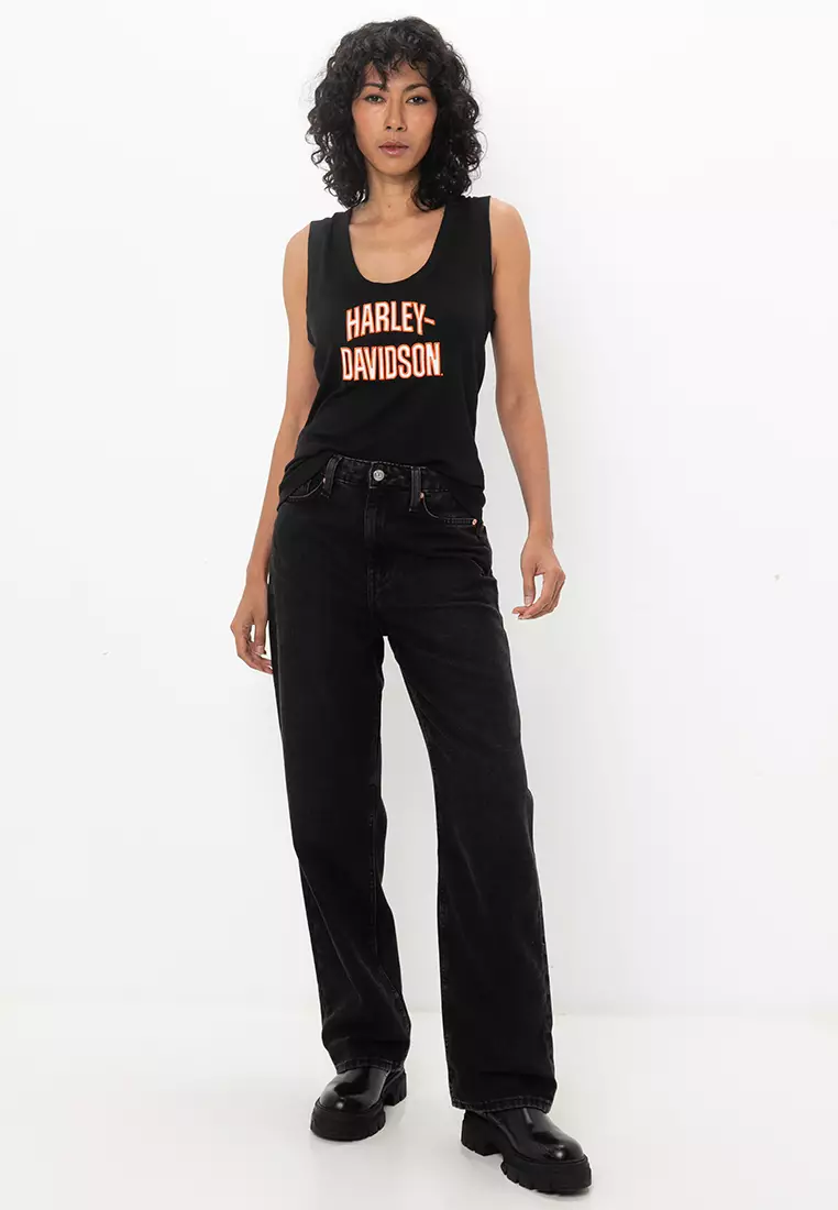 Harley-Davidson®Essential Arched Font Ribbed Tank