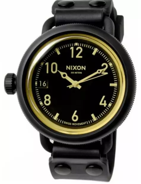 Nixon October Nixon Jam Jual NIXON OCTOBER MATTE BLACK ORANGE TINT