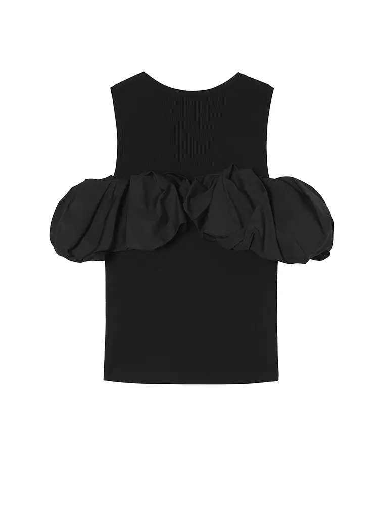 Eco-Friendly Stretch Yarn Fitted Everyday Casual Knit Vest