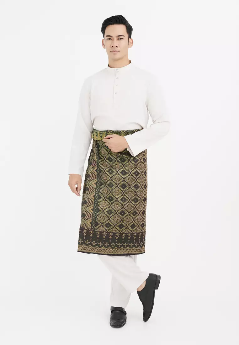 Gene Martino - Soffi Baju Melayu Slim Fit Sedondon – Adult 1202