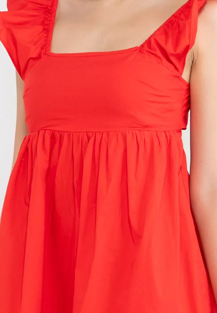 Tessa Tie Back Mini Dress