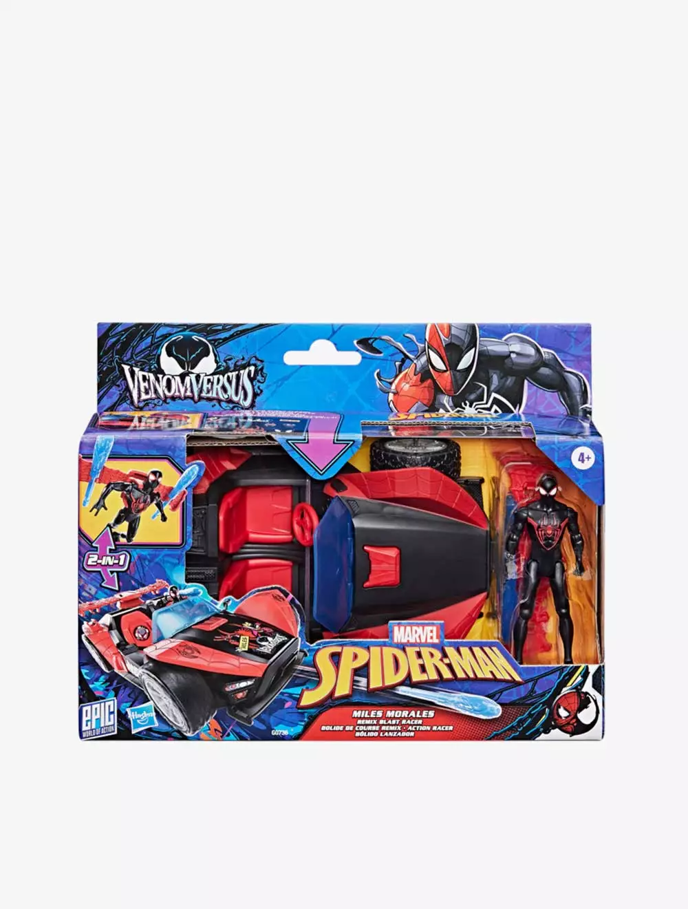 MVL Spider-Man VenomVersus Miles Morales Remix Blast Racer - AVSG0736