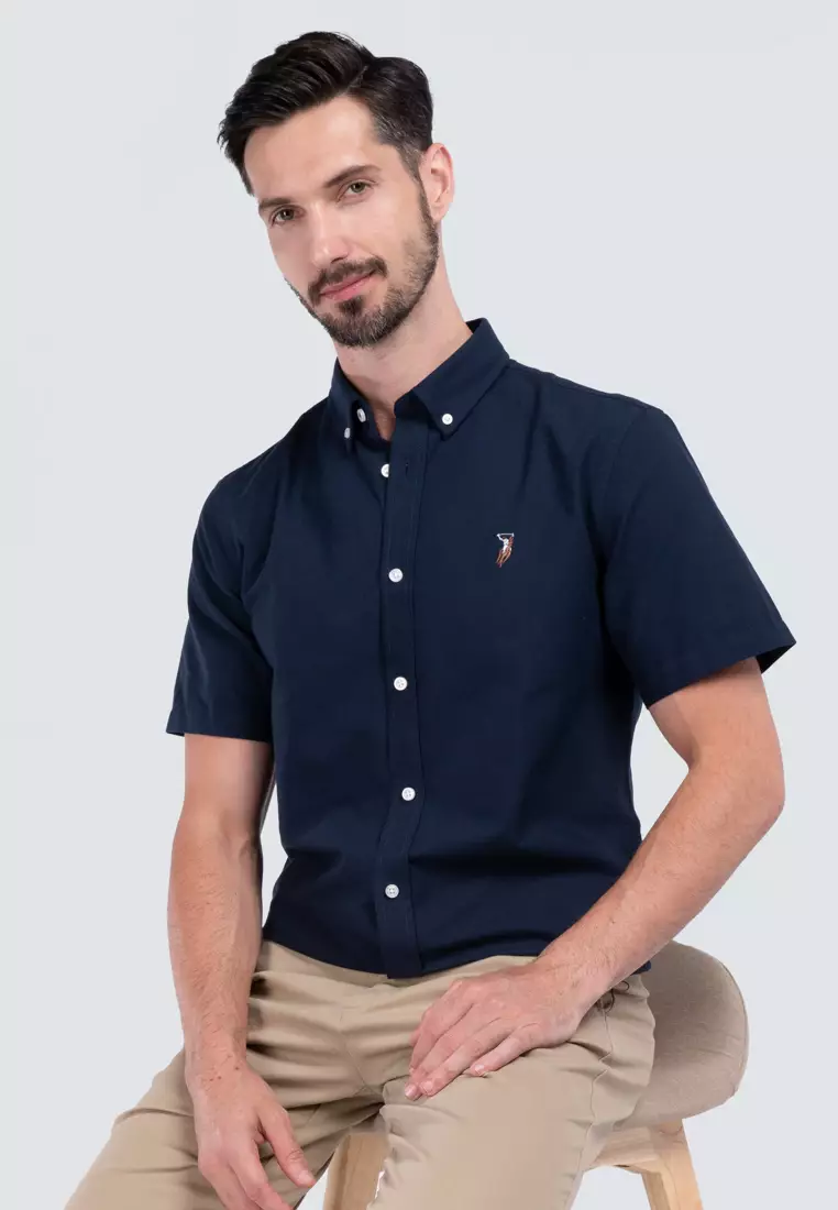Polo Haus - Men’Cotton Plain Regular Fit Short Sleeve