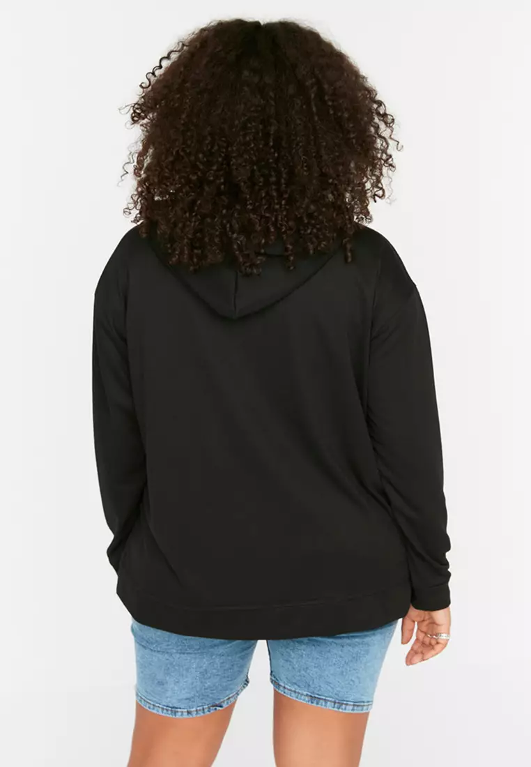 Plus Size Zip Hoodie