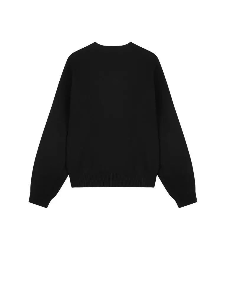 常規短款開襟毛衫