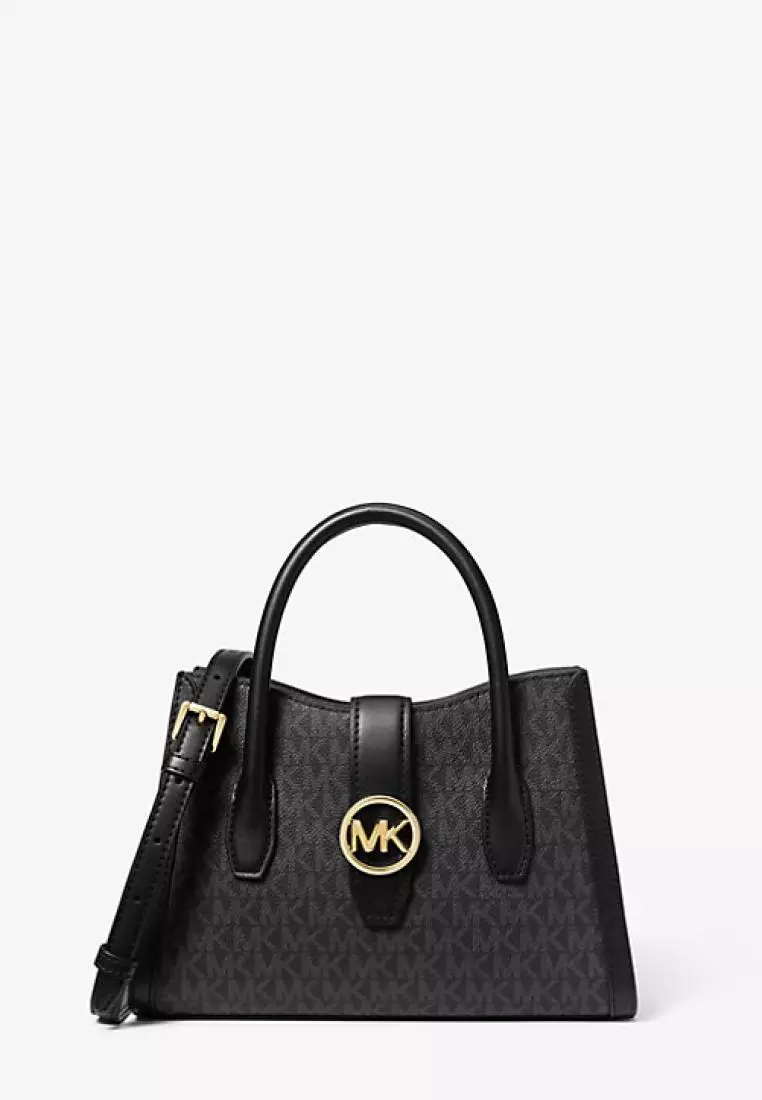Michael kors hotsell satchel black