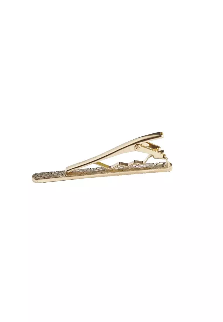 Houseofcuff Pin Tie Jepit Dasi Slim Gold A09