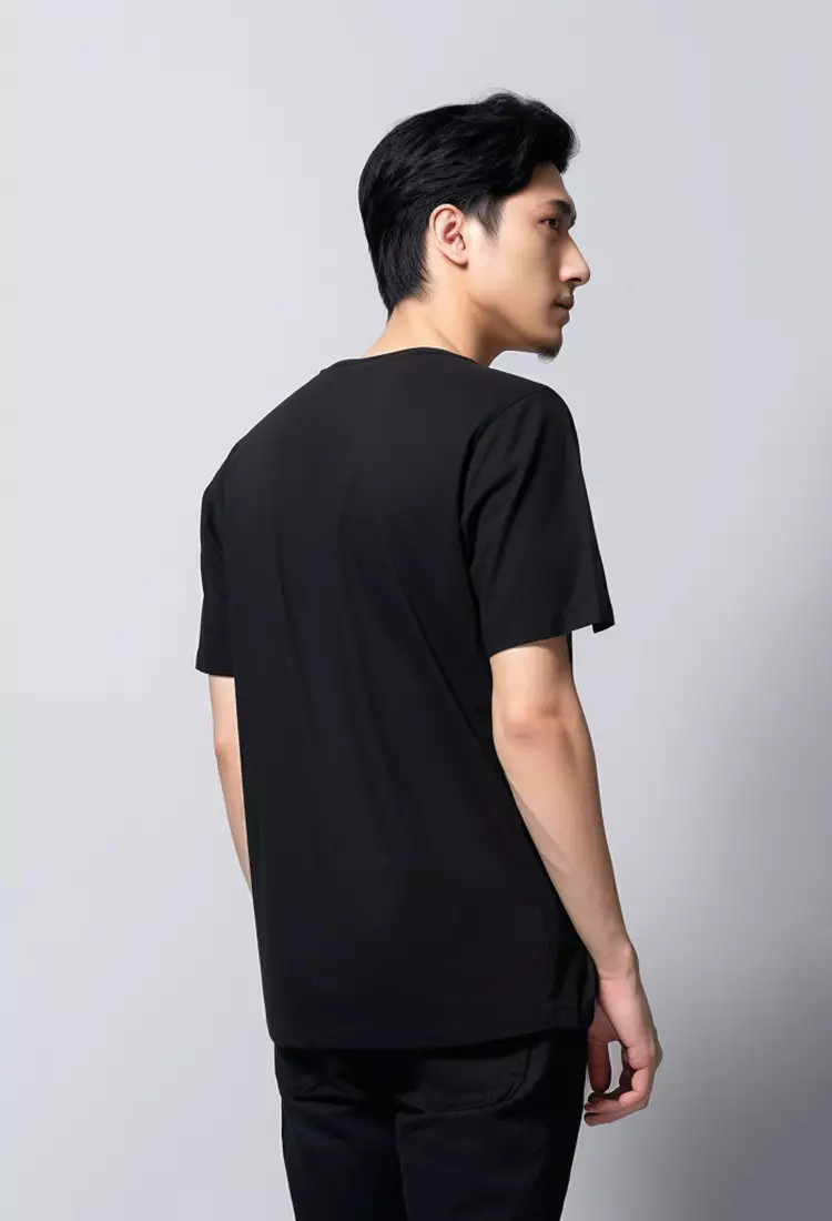 MTF23 third day mk blk kaos pria Hitam