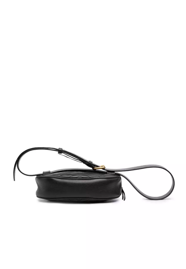 Pre-Loved Gucci Gg Marmont Matelasse Calfskin Belt Bag