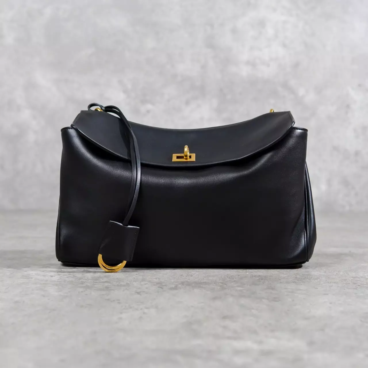 Tas BALENCIAGA RODEO GHW BLACK SMOOTH CALFSKIN HANDBAG 100% ORIGINAL