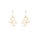 Glamorousky white 925 Sterling Silver Plated Gold Simple Cute Hollow Cat Earrings with White Cubic Zirconia 57B25AC04DFA4DGS_1