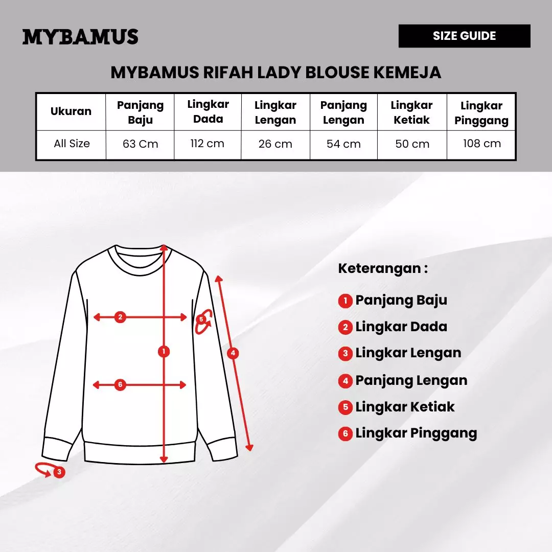 Rifah Lady Blouse - Maroon M19890 R52S4