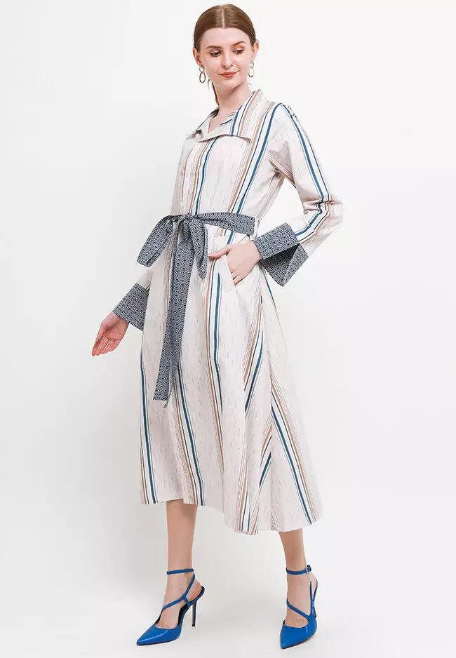 Pilea Dress Lurik Udan Liris