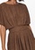JACQUELINE DE YONG brown Basil Short Sleeves Dress EE7B6AA6183EE3GS_3