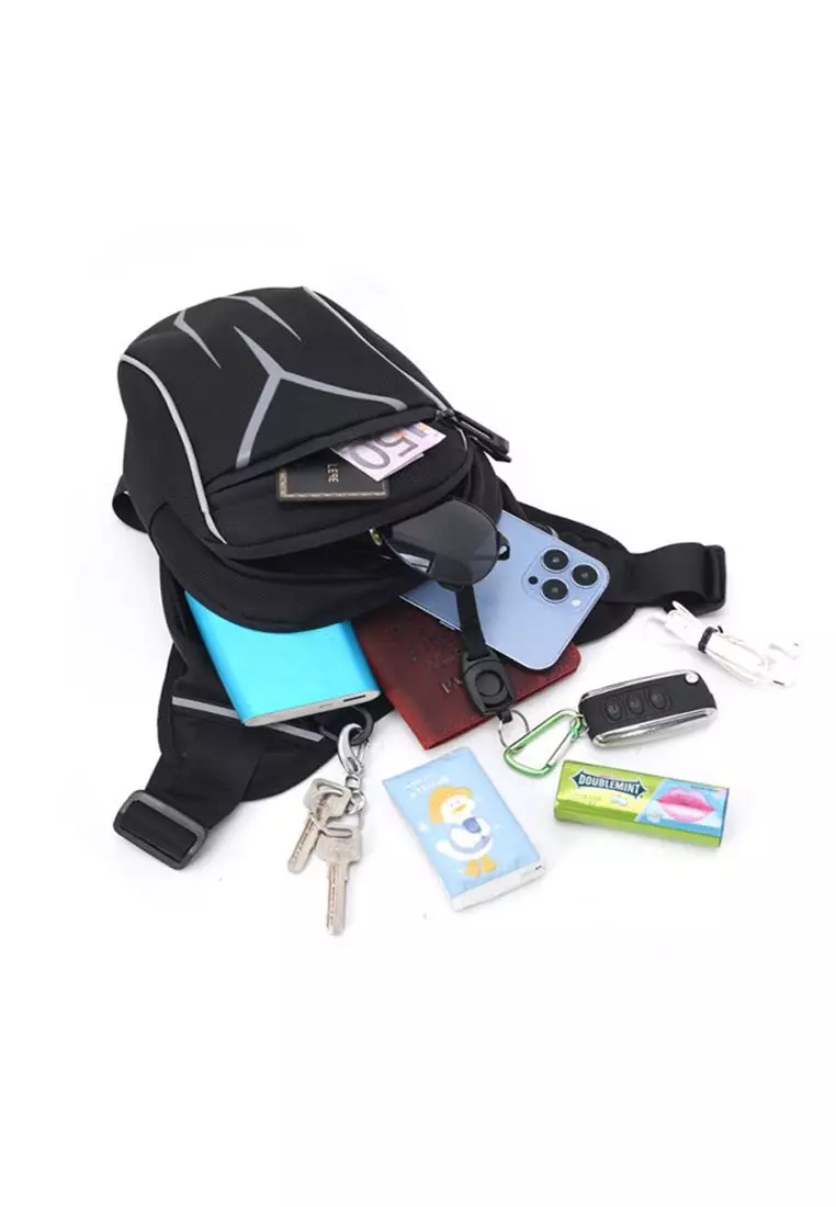 Motorcycle Nylon 1101 Leg Bag – Gray