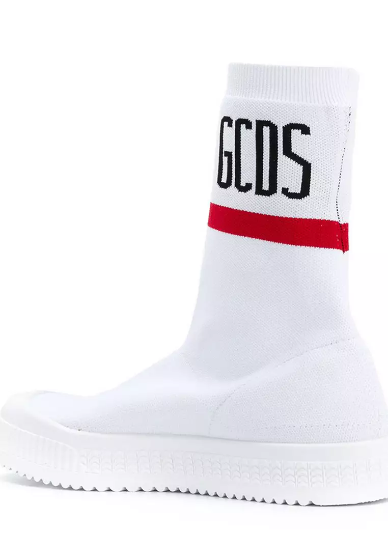High Top Men's Sneakers in White