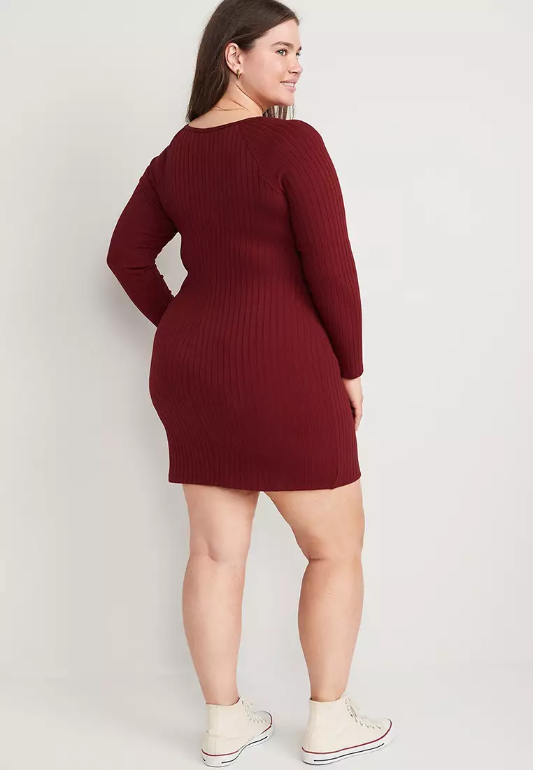 Jual Old Navy Fitted Scoop Neck Rib Knit Mini Dress Original 2024 Zalora Indonesia 0460