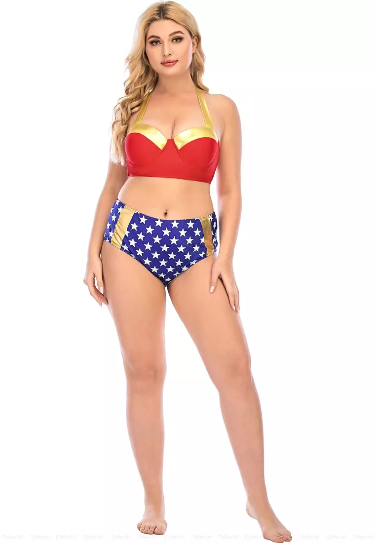 Wonder woman plus sales size swimsuit