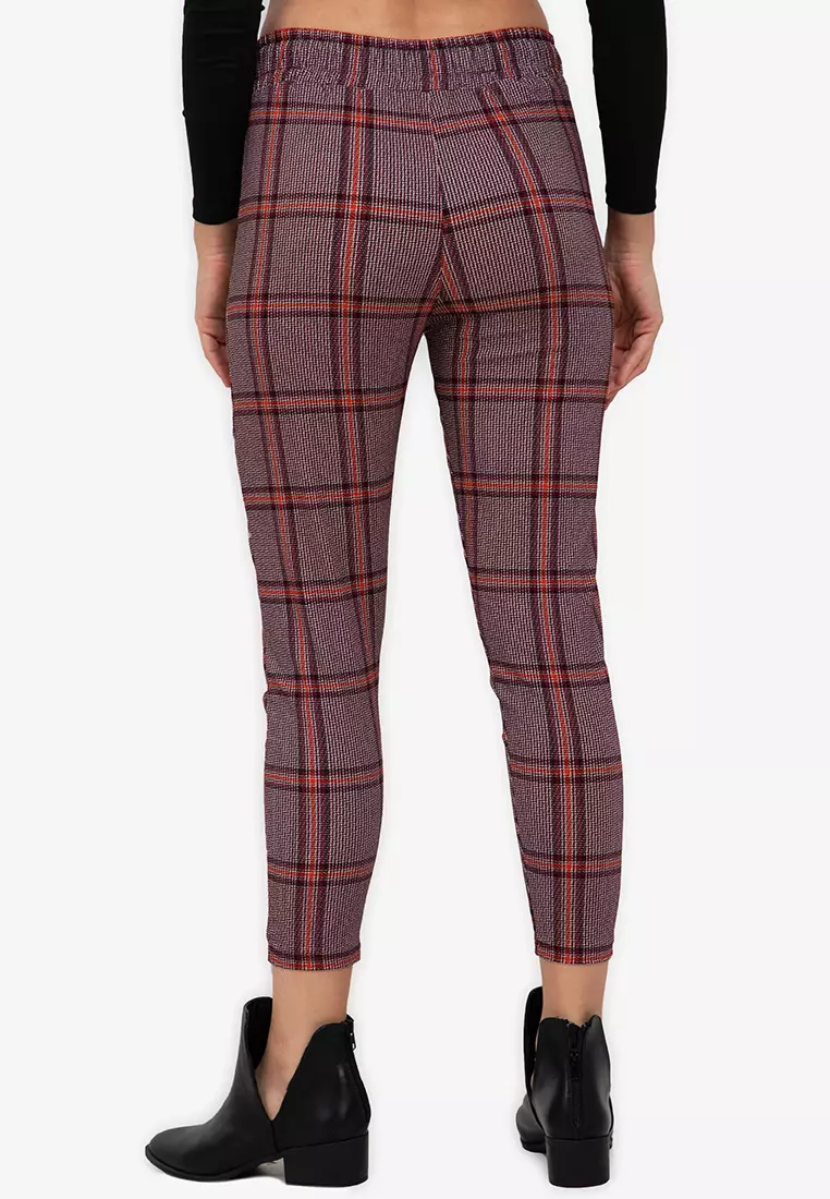 Checkered jeggings outlet