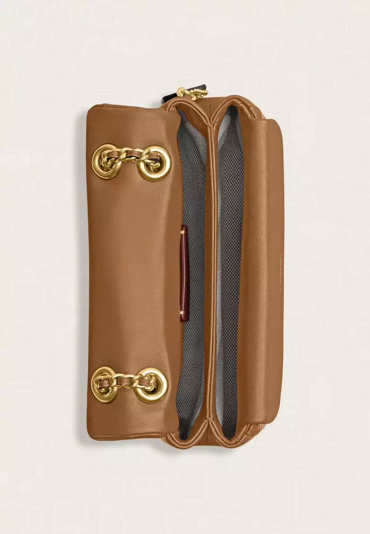 Coach Tabby Shoulder Bag 20 With Pillow Quilting Brown