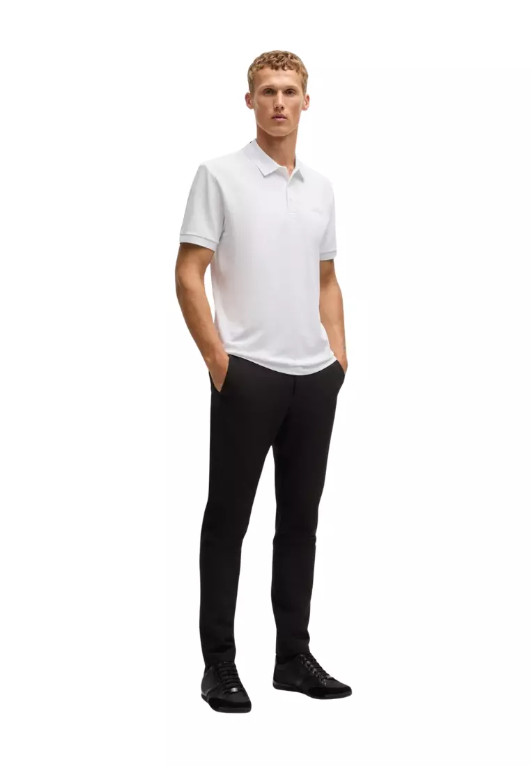 Boss Regular-fit polo shirt with logo detail